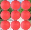 Christmas Decorations 10 Pieces 8 Inch 20cm Red Chinese Paper Lanterns Round Hanging Balloon For Wedding Party