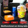 Organizzatore per auto Vassoio per sedile posteriore Accessori per mangiare Gancio di design multistrato Capacità elevata per auto da carico fuoristrada