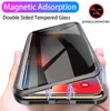 Magnetic Privacy Glass Case for Samsung Galaxy S8 S9 S10 Plus S20 Ultra AntiSpy 360 Protective Magnet Case for iphone 12 promax3558527