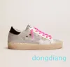 Designer Italië Brand Women Sneakers Super Ball Star Shoes Luxury Pargin Classic White Dirty Man Casu Qen met doos