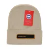 2111 Canadá Gorro de punto Gorra de béisbol de lujo Diseñador Gorro de ganso con logotipo bordado de invierno para hombres y mujeres