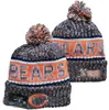 Mężczyźni z mankiet pomanki poma Chicago Valuies Chi Bobble Hats Sport Dzianin Hat Stripeed Wełna Wełna ciepłe czapki baseballowe Cap dla kobiet A1