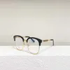 Occhiali da sole estivi di design di lusso per famiglie montatura per occhiali in metallo gg0590 Jiangnan gli stessi uomini artistici letterari coreani possono essere dotati di miope