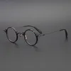 20% de réduction pour les créateurs de luxe Super mini or Beam japonais fait à la main rond République de Chine collection plaque myopie monture de lunettes pour hommes femmes