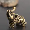 Schlüsselanhänger Vintage Messing Glücksbringer Elefant Anhänger Schlüsselanhänger Metall Tier Möbel DekorationSchlüsselanhänger Fier22