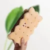 Ins Creative Novelty Cute Cartoon Sandwich Cookie Pencil Case Plush Student Storage Large Capacity Stationery Box