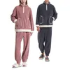 Vêtements de nuit pour hommes hiver épais Teddy thermique velours pyjamas ensemble pour couple kawaii kimono fermeture éclair col haut homme et femme cardigan pijamas