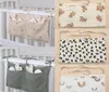 39x20 cm 1 pièces grand sac de rangement pour berceau de bébé coton multifonctionnel nouveau-né lit tête de lit organisateur pour enfants bébé literie sac à couches