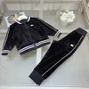 New kids Tracksuits High quality velvet material baby clothes boy jacket suit Size 110-160 Autumn coat and pants Nov05