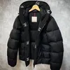 Monmcliar męskie kurtki Down Parkas designer mandater kurtka czarna seria ubrań odzieży zewnętrznej na zewnątrz utrzymuj ciepłą odznakę ochrony zimnej 854 593 424