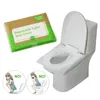 Couvertures de siège de toilette Packs en papier jetable Camping Loo WC - Couverture à l'épreuve de la salle de bain de voyage / camping ZXH