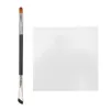 Makeup Brushes 50 Sheets Nail Mixing Paper With Brush Disposable Waterproof Art Medium Size