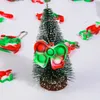 Pop Toys Fidget Anahtar Kez Parmak Pres Baloncuklar Anahtarlık Noel Dekompresyon Oyuncakları Silika Jel Pop Fidget Bubbles Kolye