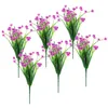 Decorative Flowers 6pcs Artificial Silk 13.5in For Home Kitchen Wedding Table Decoration Party Decor
