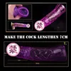Massager zabawek seksu Wakeway wielokrotnego użytku silikonowe kropkowane penis męskie dildo przedłużanie Zestaw Setów Zestaw rękawy