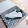 2023new mujeres diseñador zapatos casuales cuero real clásico cuadros entrenadores rayas zapato moda entrenador para hombre mujer color zapatillas de deporte