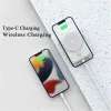 10000mAh Bank Magnetic Power With Fast Stand Fast Wireless Charger 15W بطارية خارجية 22.5W PD USB C لـ iPhone 13 12 PRO