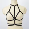 Fetish Body Harness Wear Cage Bra Women Sexy Bondage Lingerie Handmade Cupless Body Harness Goth Crop gothic club Gothic Bra1237m