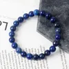 Strand Kirykle lapis lazuli koraliki Bransoletka dla kobiet energia kamień naturalny Lazurit Buddyzm Tibetan Banles Mężczyźni Mężczyźni zmniejszają biżuterię zmęczeniową