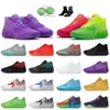 LaMelo Ball Shoes MB.01 Lo Basquete Sapato 1OF1 Queen City Morty Rock Ridge Red Blast City Galaxy UNC Iridescent Dreams Treinadores Sapatilhas Esportivas