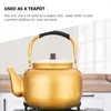 Bowls Whistling Tea Kettle Metal Teapot Stovetop Water Heater Rice Jug Portable Stainless Steel