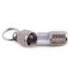 Étiquette pour chien, carte d'identité Tube de stockage pour chien et chat Étiquette d'adresse anti-perte Nom d'animal de compagnie Adresse ID Étiquettes Mini collier en métal Tube Collier Pendentifs Colliers Pitbull