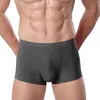 Sous-vêtements sous-vêtements sexy pour hommes impression simple coton gay boxeurs pour hommes slips respirants culottes surdimensionnées douces Cueca