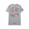 2023 Designer Herz Herren T-shirts CH Marke Top T-shirts Chromees Brief Hufeisen Sanskrit Kreuz Muster Männer Mode Lässig Kurzarm T-shirts