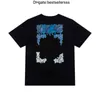 Summer Fashion Brand Offs magliette Mens Ow Pittura a olio religiosa Direct Spray Arrow Magliette Hip Hop Manica corta Uomo allentato Tops Tees Donna EZHK