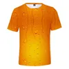 Men's T Shirts Shirt Beer Day 3D T-shirts Men/Women Short Sleeve Summer Tees Male Cool Harajuku Print T-shirt XXS-4XL