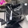 Sac en jean 22 Designer Grand épaule Shopping fourre-tout voyage femme fronde corps le plus cher sac à main avec chaîne en argent Gabrielle