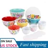 Bowls The Pioneer Woman Mixing Bowl Set With Lids Sweet Romance 18 Piece Melamine
