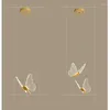 Pendant Lamps Butterfly Bedside Chandelier Bedroom Lights Restaurant Bar LED Small