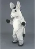 Costumes de mascotte d'âne de haute qualité Halloween robe de soirée fantaisie personnage de dessin animé carnaval noël pâques publicité fête d'anniversaire