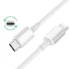 60W 3A Braided USB C To USB C Data cable For samsung HUAWEI 15 Pro Max Plus Type C Fast Charging Cable