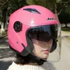 オートバイヘルメットアンチスクラッチサイクリングヘルメットウルトラライトオープンフェイスメン女性自転車ライディングインパクト耐性