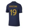 Maillots De Football Soccer FRANZÖSISCH BENZEMA MBAPPE GRIEZMANN POGBA 22 23 Francia Männer Kinder KIMPEMBE FEKIR Maillot Frauen Hemd Hommes Kante Trikots 17