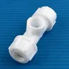 Equipamentos de rega 1-20pcs polegada 3/4-25mm PPR PVC PE Tee Conector rápido T Tipo de água Conectores de tubo de água Acessão de irrigação agrícola de jardim