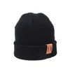 Baretten KinderenOuders Gebreide Mutsen Warm Effen Dikker Caps Mode Winter Skullies Casual Winddicht Gehaakte Hoeden Trendy Stijl