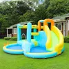 Whale Inflatable Slide for Kids Water Park with Splash Pool Outdoor Play Fun in Garden Backyard Marine Theme Combo Toys Small Birthday Party Gifts Home Use Castle