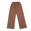 요가 복장 LU-65 Pant Women 's Softstreme High Wareed Wide Leg 바지 캐주얼 느슨한 아늑한 요가 스웨트 팬츠 주머니 스포츠 운동 라운지 여성 바지