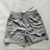 Steenshorts Kompasborduurwerk Designer Heren Metalen Nylon Shorts Mode Hight Street Sportshorts Sneldrogende badkleding Man Strandbroek