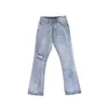 High Street Black Perforated Micro Horn Jeans (pantalons pour hommes) Chao Straight Cut Ruffian Handsome Vibe Style Pants (hommes) Zmvr