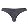 Sous-vêtements Été Hommes Modal Bikini Slips Sexy Low Rise G-String Bugle Pouch String Solide T-back Sous-Vêtements Mince Respirant Culotte De Bain