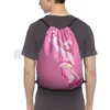 Mochila Dina Averina Clubs Bolsas con cordón Bolsa de gimnasio Impermeable Rítmica Gimnasia Gimnasta Deportes Danza