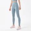 Legginsy LL Yoga Align Pluszowe bezpłatne spodnie z wysokim stanem do bezszwowych spodni cyklinowych CK919