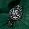 Relógios de madeira de pássaros para homem personalizar quartzo de presente assistir natural cronógrafo wristwatch relógio masculinowristwatches b