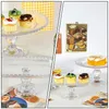 Ensembles de vaisselle plate de dessert fruit transparent de style moderne MODERN