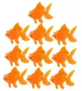 Aquarium Oranje Plastic Goudvis Ornament Aquariumdecoratie 10 stuks4510531