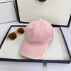 Bollmössor s desingers mode hatt baseball cap jumbo g hattar och mössor för män kvinnor manempty broderi sunhats mode fritid design monterad hatt grön rosa